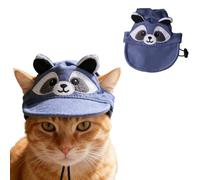 Chapeau de Soleil pour Animaux, Casquette pour Chien Réglable Élastique avec Visière, Couvre-Chef D'été Trous Oreilles Lavable pour Chien et Chat, pour Promenade et Photographie