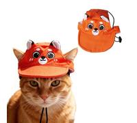 Chapeau de Soleil pour Animaux, Casquette pour Chien Réglable Élastique avec Visière, Couvre-Chef D'été Trous Oreilles Lavable pour Chien et Chat, pour Promenade et Photographie