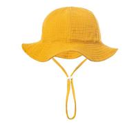 Chapeau de Soleil pour Bébé, Unisexe en Pliable Protection Anti-UV Solaire Plage Chapeaux de Soleil avec mentonnière ajustable pour 3-12 mois (V)