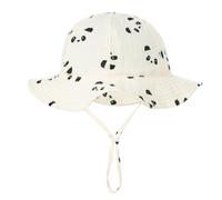 Chapeau de Soleil pour Bébé, Unisexe en Pliable Protection Anti-UV Solaire Plage Chapeaux de Soleil avec mentonnière ajustable pour 3-12 mois (A)