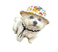 Chapeau de Soleil pour Chien avec Filet sur Le Devant pour la défense et Fonction Anti-Mastication, Parfait pour Les activités de Plein air et la sécurité des Animaux de Compagnie
