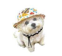 Chapeau de Soleil pour Chien avec Filet sur Le Devant pour la défense et Fonction Anti-Mastication, Parfait pour Les activités de Plein air
