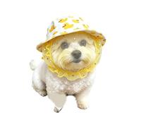 Chapeau de Soleil pour Chien avec Filet sur Le Devant pour la défense et Fonction Anti-Mastication, Parfait pour Les activités de Plein air et la sécurité des Animaux de Compagnie