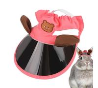 Chapeau de soleil pour chien - Bord large, ajustement confortable, chatons avec casquettes d'extérieur | Chapeau de protection UV avec sangle réglable, ouvertures d'oreilles pour petits et grands