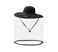 Chapeau de soleil rafraîchissant avec deux ventilateurs solaires et USB, chapeau de safari à large bord avec voile de protection intégrale à 360°, chapeau respirant pour le jardinage, la pêche