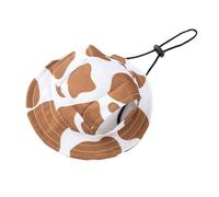 Chapeau de soleil réglable et respirant pour animaux de compagnie, protection solaire, activités de plage, protection solaire confortable pour chien exposé aux oreilles (taille M, marron)