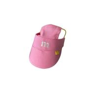 Chapeau de soleil réglable pour animal domestique avec lettres brodées - Respirant - Pour chiens et chats - Pour promener et photographier