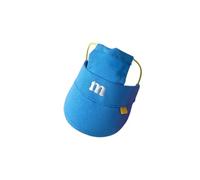 Chapeau de soleil réglable pour animal domestique avec lettres brodées - Respirant - Pour chiens et chats - Pour promener et photographier