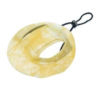 Chapeau de soleil réglable pour chiens, chapeau d'été pour animaux de compagnie avec trous pour les oreilles, large visière pour chien, chapeau avec protection UV pour chien