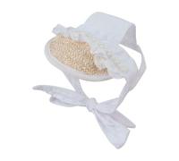 Chapeau de soleil respirant pour chien avec sangle réglable et nœud papillon Taille S