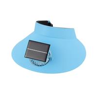 Chapeau de soleil solaire portable pour homme et femme avec ventilateur - 3 vitesses - Ncb366 (C, taille unique)