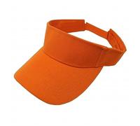 Chapeau de soleil uni réglable à grand bord Chapeau de soleil Natation, Orange, taille unique