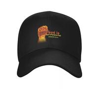 Chapeau de Soleil Unisexe Mode personnalisée Dieu est Tout Puissant Casquette de Baseball Hommes Femmes Réglable Adulte Papa Chapeau Extérieur Chapeau De Soleil Cadeau