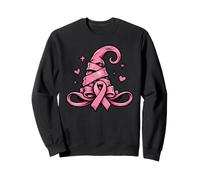 Chapeau de sorcière à Ruban Rose pour Halloween Contre Le Sweatshirt