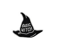 Chapeau de sorcière Broche Basic Witch couleur Pins boucle denim jacket shirt Collier Revers Pin Badge cadeau de la bijouterie (xz1044)