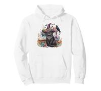 Chapeau de sorcière Chat Noir Mystique Chaudron Halloween Sweat à Capuche