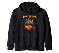 Chapeau de sorcière Chat Persan Halloween Citrouille Griffe lloween Sweat à Capuche
