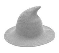 Chapeau de sorcière classique noir à bord - Chapeau de cosplay en velours pour les maisons hantées, les représentations sucrées ou acides et scéniques. Mentonnière réglable pour un ajustement sûr lors