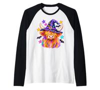 Chapeau de sorcière coloré avec Chauve-Souris pour Halloween Manche Raglan
