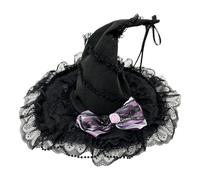 Chapeau de sorcière costume Accessoires Photo Costume Halloween À Large | Chapeau De Sorcière Cosplay Pour Maison École Fête Festival De Camp Automne Photo Goth Occasions Spéciales