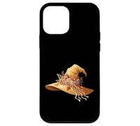 Chapeau de sorcière d'automne avec Fleurs et Feuilles Coque pour iPhone 12 Mini