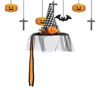 Chapeau De Sorcière D'Halloween - Chapeau de Sorcière à Large Bord pour Halloween | Accessoires De Déguisement Pour Fêtes Coiffures Et Costumes Pour Adultes Et Usage Extérieur Et