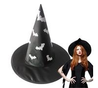 Chapeau de sorcière d'Halloween | Chapeau de sorcière Accessoire de costume pour Halloween | Masque Costume Coiffe pour Couverture Jardin Balcon Chambre Fenêtre Extérieur