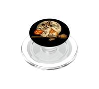 Chapeau de sorcière en Forme de Bouledogue Anglais Jack O Lantern Moon Balai PopSockets PopGrip pour MagSafe