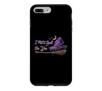 Chapeau de sorcière et Balai avec Inscription « I Put A Spell on You » pour Halloween Coque pour iPhone 7 Plus/8 Plus