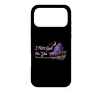 Chapeau de sorcière et Balai avec Inscription « I Put A Spell on You » pour Halloween Coque pour iPhone 17 Pro Max