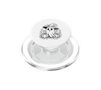 Chapeau de sorcière fantôme Mignon citrouilles Halloween Automne PopSockets PopGrip pour MagSafe