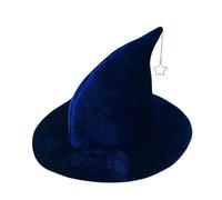 Chapeau de sorcière mignon chapeau pliant à large bord et étoile | Chapeaux de Sorcière Cosplay Pour Bal Costume Scène Carnaval Fête De Noël