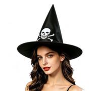Chapeau De SorcièRe Pointu Halloween, Chapeaux Pointus Chapeau Sorciere Large Bord Avec Voile Pour Une FêTe CostuméE, Halloween, Les Vacances SpéCiales, Les RéUnions De Famille, Les Anniversaires 2026