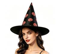 Chapeau De SorcièRe Pointu Halloween, Chapeaux Pointus Chapeau Sorciere Large Bord Avec Voile Pour Une FêTe CostuméE, Halloween, Les Vacances SpéCiales, Les RéUnions De Famille, Les Anniversaires#