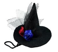 Chapeau De Sorcière pour Chats Accessoire De Cosplay Réglable pour | Chapeau de Sorcière Animaux Cosplay Bal Masqué Fête Vacances Théâtre Performance Festival Spectacle Scène