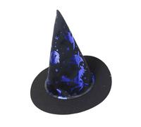 Chapeau de sorcière pour Halloween, carnaval et cosplay, accessoires de costume réglable pour enfants garçons et filles de 3 à 12 ans, parfait pour les spectacles de magie, les fêtes à thème et les