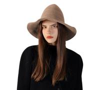 Chapeau de Sorcière Tricoté pour Femme & Homme | Respirant & Pliable à Large Bord | Accessoire de Costume Idéal pour Halloween, Carnaval, Cosplay et Toute Fête à Thème (Taille Unique Unisexe)