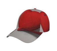 Chapeau De Sport Cœur Rouge Romantique Casquette De Baseball Rétro Casquette Trucker Décontractée Baseball Cap pour Sports De Plein Air Randonnée Plage 57-60Cm