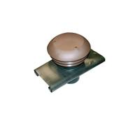 Chapeau de toiture - AUTOGYRE - 125 mm - Marron - Résistance aux intempéries - Anti UV