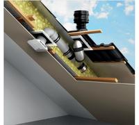 Chapeau de toiture inclinée SDL & Kit de raccordement gros-œuvre ZUDAH Plus rouge naturel de Aereco - 130526