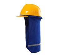 Chapeau de travail réfléchissant en plein air - Couverture de cou évacuant l'humidité pour la construction et l'agriculture - Casque de protection solaire