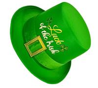 Chapeau de trèfle vert pour fête de la Saint-Patrick - Chapeau haut pour les vacances, la fête nationale irlandaise - Accessoires de festival