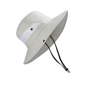 Chapeau de UV | Coupe-vent réglable avec cordon de serrage respirant UPF 50, pour l'été, la pêche, le golf, la randonnée, les excursions en plein air, la piscine, le travail , gris