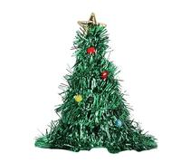 Chapeau de Vacances en Forme D'arbre de Noël, Design Lumineux et Joyeux pour les événements de Noël, Matériau en Feutre PVC Doux et Léger, Idéal pour les Fêtes de Pulls Moches et les