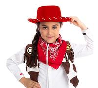 Chapeau de vache rouge 2026 1 pièce accessoire pour les vacances habillage décorations fête casquettes de baseball chapeau d'été (rouge, taille unique)
