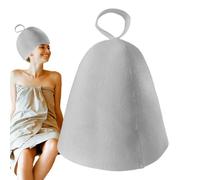Chapeau De Vapeur En Feutre: Couverture De Barrière De Chaleur, Capuchon De Tête Imperméable | Casque De Sauna Isolant, Ventilation Absorbante Avec Tissu Respirant Pour Douches Chaudes, Visites D