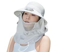 Chapeau de ventilateur de refroidissement à énergie solaire - Pare- extérieur en polyester, construction en tissu respirant, panneau solaire intégré avec couvercle amovible | Randonnée Pêche Mar