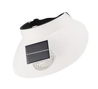 Chapeau de ventilateur solaire pour homme - Bonnet de pêche à large bord - Protection UV - Rechargeable par USB - Pour la construction, la pêche, le camping, les voyages, les sports de plein air