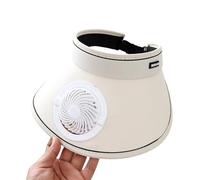 Chapeau de ventilateur solaire respirant à séchage rapide pour extérieur réglable avec dessus ouvert pour usage quotidien et plage ventilateur solaire, Bonbon chapeau, Purple.