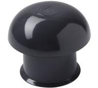 Chapeau de ventilation simple Ardoise S/M Ø125/204mm NICOLL - CC12 G